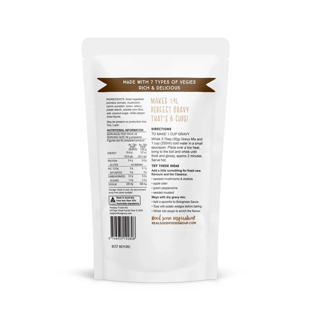 Plantasy Foods - Vegetable Gravy Mix 150g - Image 5